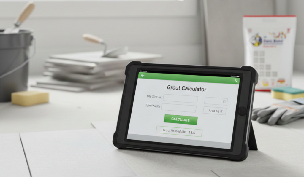 Grout Calculator – Accurate Tile Grout Estimation Tool | Dr. Durabond Dr. Durabond grout calculator with tile grout calculation formula and epoxy grout coverage per kg