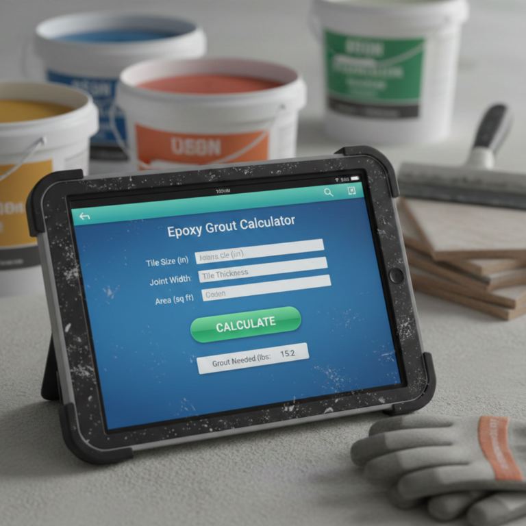 Epoxy Grout Calculator – Accurate Tile Grout Estimation Epoxy grout calculator for accurate tile grout estimation